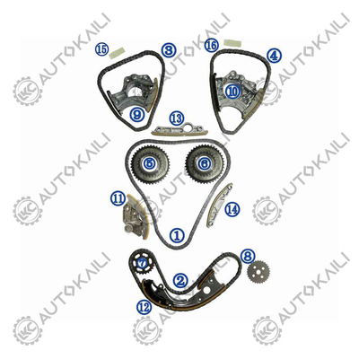 ชุดโซ่เวลาสําหรับ AUDI/VW CALA/CLXA/CPAA AUDI A6L 4X8/C7 CLXA 140KW 2.5L 10-15 A8L 4H8 CPAA 150KW 06E109465BC 108L