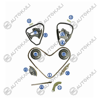 ชุดโซ่เวลาสําหรับ AUDI Q7 45/55 TFSI CREC 30TFSI 16-19 AUDI A6 Quattro CTDB 3.0TFSI 17-18 AUDI A7 Quattro CREC 3.0TFSI 16- AUDI A8L Quattro CREG CTDA 3.0TFSI 15- AUDI S5 CTDA 3.0TFSI 16