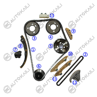 พลาสติก PA66 / PA46 ชุดโซ่เวลา สําหรับรถบัส FORD TDE ไดเซล 2.4T 01-06