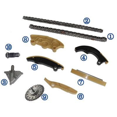 ชุดโซ่ไทม์มิ่งพลาสติก PA66 / PA46 สำหรับ Ranger Rover Evoque Petrol PT204 2.0T 17-18