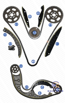 เครื่องยนต์ CRCA CJMA ชุดจับเวลาสำหรับ AUDI VW TOUAREG Q5 Q7 A4 A5 A6 A7 A8 3.0TDI 059109229S