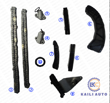 84L 24370-2A000 เครื่องยนต์ Timing Kit สำหรับ HYUNDAI ACC10 Accent Getz I10 I20 I30 D4FA 24351-2A000