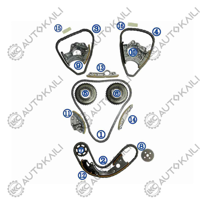 ชุดโซ่เวลา สําหรับ AUDI/VW A6L 4XL/C7 CLXB 150KW 2.5L 12-16 06E109465BC 108L