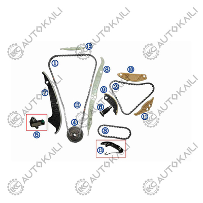 ชุดเชือกเวลาสําหรับ AUDI/VW EA888 ((3 และครึ่ง) AUDI A4 (8K2 B8) 1.8/2.0 A5 (8T3) 1.8/2.0 TFSI 15- 06K109158AD 8*170