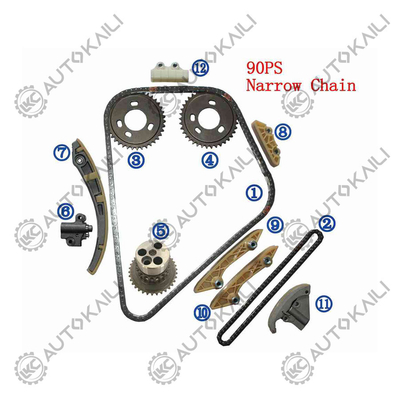 พลาสติก PA66 / PA46 ชุดโซ่เวลา สําหรับ Mondeo Mk III (B5Y) DI / TDDi / TDCi 2.0 00-03