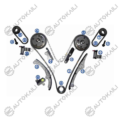ชุดโซ่ไทม์มิ่งสำหรับ 3.5- W, C 3496cc VVT V6 N7WGE 2007-10 Edge07-10, Flex non turbo09-10 Flex turbo09, Fusion07-09, Taurus09, Taurus X 08-09