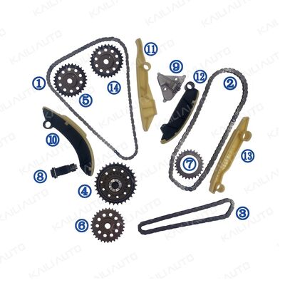 พลาสติก PA66 / PA46 ชุดโซ่เวลา สําหรับ Defender Diesel AJ20D6 3.0T 20-