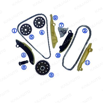 พลาสติก PA66 / PA46 ชุดโซ่เวลา สําหรับ Defender Diesel AJ20D6 3.0T 20-