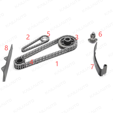 ชุดโซ่ราวลิ้นพลาสติก PA66 / PA46 สำหรับ MAZDA GLC 323 E3 1.3L 77-86