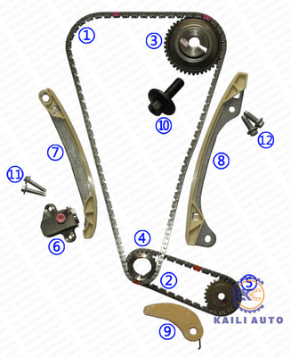 1.5L 1.5T HR15DE เครื่องยนต์ Timing Chain NISSAN SUNNY TIIDA LIVINA JUKE 13028-3AA0A 152L 13070-ED50B