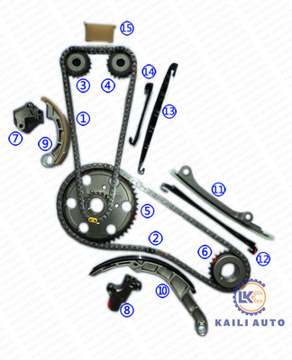 MURANO II NP300 NAVARA NISSAN เครื่องยนต์โซ่ไทม์มิ่งแพลตฟอร์มแชสซี PATHFINDER III YD25 13028-EB70A 94L 13070-4KV0A