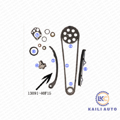 NISSAN 240SX โซ่ไทม์มิ่ง BLUEBIRD NAVARA NOMAD PINTARA PRAIRIE SILVIA KA24E SOHC 12V 2.4L 89-93 13028-40F01 102L