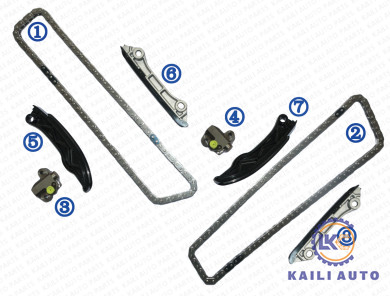 13506-51020 13506-51020 90L ชุดโซ่ไทม์มิ่งของเครื่องยนต์ TOYOTA 1VD-FTV DIESEL 4.5L TURBO DIESEL